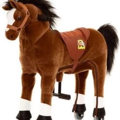 Animal Riding Paard Amadeus Small Bruin - Rijdend Paardenspeelgoed - Paardenspeelgoed - Zadelhoogte 56 CM - Verstelbaar Pedaal In 3 Standen - Afneembaar Zadel. 16 Animal Riding Paard Amadeus Small Bruin - Rijdend Paardenspeelgoed - Paardenspeelgoed - Zadelhoogte 56 CM - Verstelbaar Pedaal In 3 Standen - Afneembaar Zadel. -babygyms Winkel 550x681 1