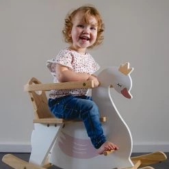 Tryco Zwaan Houten Hobbeldier TR-353011 -babygyms Winkel 550x687 13