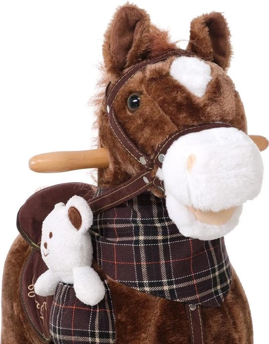 Merkloos Spielwerk Schommelstoel Kinderen Paard Met Stojgbeugels 9 Merkloos Spielwerk Schommelstoel Kinderen Paard Met Stojgbeugels - Afbeelding 9