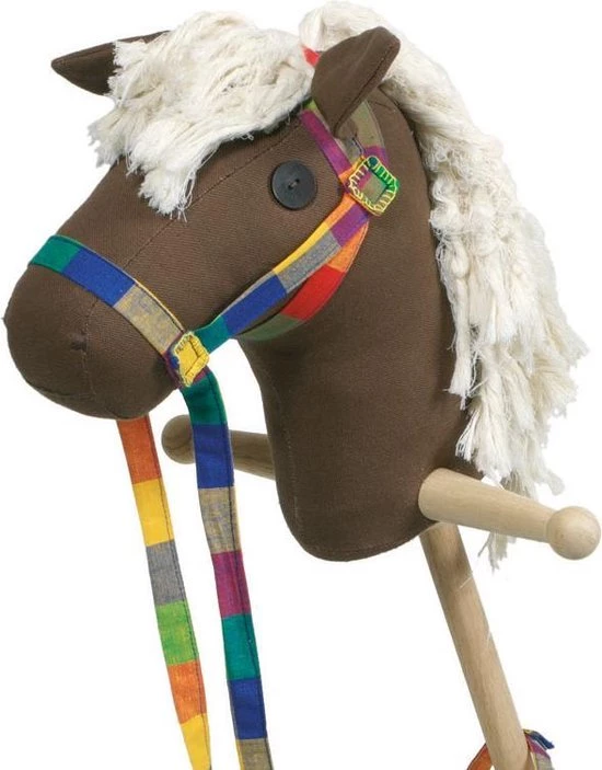 Goki Stokpaard: JUMPER Van Hout En Handgeweven Katoen L97cm, 3+ 2 Goki Stokpaard: JUMPER Van Hout En Handgeweven Katoen L97cm, 3+ - Afbeelding 2