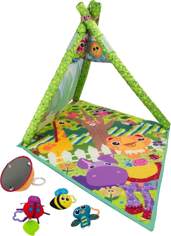 Lamaze 4-in-1 Speelgym Teepee Tent 1 Lamaze 4-in-1 Speelgym Teepee Tent