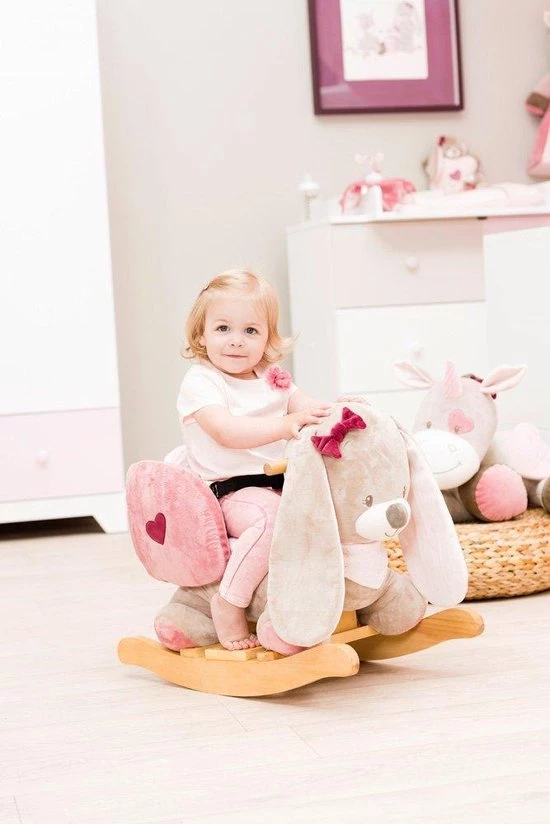 Nattou Konijn Nina - Hobbelpaard - Schommelpaard - 10 Tot 36 Maand 3 Nattou Konijn Nina - Hobbelpaard - Schommelpaard - 10 Tot 36 Maand - Afbeelding 3