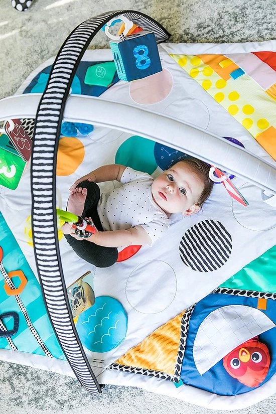 Babygym, Baby Cadeau - Jongen & Meisje, Dierenvriendjes Speelmat, Interactief Speelgoed - Multikleuren. 4 Babygym, Baby Cadeau - Jongen & Meisje, Dierenvriendjes Speelmat, Interactief Speelgoed - Multikleuren. - Afbeelding 4