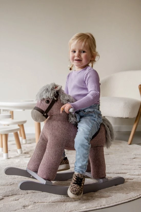 Tryco Milo Grijs Hobbelpaard 18m+ TR-120106 7 Tryco Milo Grijs Hobbelpaard 18m+ TR-120106 - Afbeelding 7