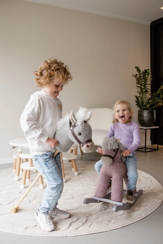 Tryco Milo Grijs Hobbelpaard 18m+ TR-120106 8 Tryco Milo Grijs Hobbelpaard 18m+ TR-120106 - Afbeelding 8