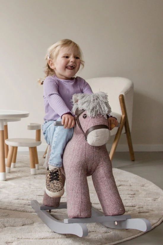 Tryco Milo Roze Hobbelpaard 18m+ TR-120107 6 Tryco Milo Roze Hobbelpaard 18m+ TR-120107 - Afbeelding 6