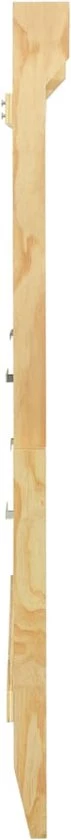 VidaXL Wandklimrek 80x15,8x195 Cm Hout 4 VidaXL Wandklimrek 80x15,8x195 Cm Hout - Afbeelding 4